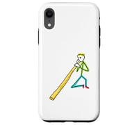 Didgeridoo Stickman Coque pour iPhone XR