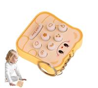 Didget Keyring -, Robot Squeeze Keechhain - Mini Porte-clés Pop Keyring - Filler pour Sacs De Fête Bubble Sensory Fidget Toy pour Sac d'anniversaire À La Maison Adultes