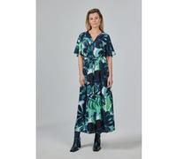 DIDI Dress Nova Offwhite With Blue Planes Print Taille: 34 | Robes midi Outlet | Femme | Bleu