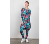 DIDI Easy Loose Dress In Dark Shadow With Floral Medley Print Taille: 34 | Robes Outlet | Femme | Blanche