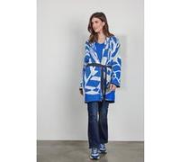 DIDI Jacquard Cardigan Azur Fusion Kobalt Blue With Azur Fusion J Taille: 34-36 | Cardigans Outlet | Femme | Bleu