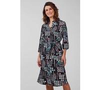 DIDI Longer Tunic Precious, 3/4 Sleeve Black With Secret Dot Prin Taille: 34 | Robes Chemises Outlet | Femme | Le Noir