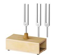 DiDiBirDi Diapason 440 Hz 432 Hz 417 Hz 3 pièces en alliage d'aluminium avec boîte de résonance pour yoga, méditation et détente