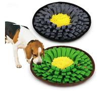 DiDiBirDi Lot de 2 tapis à renifler pour chien - Tapis à renifler interactif pour chien - Réglable et lavable pour l'intelligence et l'entraînement au parfum, alimentation lente et soulagement du