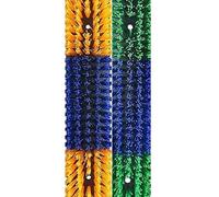 DiDiBirDi Vieh Lot de 2 brosses à gratter pour le dos d'animaux, brosse à gratter pour animaux de compagnie, brosse à gratter semi-circulaire pour bovins, moutons, chevaux, 8 vis