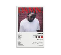 DIDIDO Kendrick Poster Lamar DAMN - Couverture de l'album - Impression sur toile pour chambre - Cadeau esthétique - Sans cadre - 30 x 45 cm