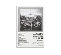 DIDIDO Kendrick Poster Lamar To Pimp A Butterfly - Couverture de l'album sur toile pour chambre - Cadeau esthétique sans cadre - 30 x 45 cm