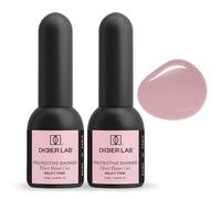 Didier Lab - Fiber Base Coat Vernis Semi Permanent Milky Pink - Vernis à Ongles Semi Permanent - Vernis Gel UV Semi Permanent - Nail Art Gel - Gel Ongle UV - French Manucure - Gel Polish - 2x10ml
