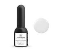 Didier Lab - Fiber Base Coat Vernis Semi Permanent Shimmer White - Vernis à Ongles Semi Permanent - Vernis Gel UV Semi Permanent - Nail Art Gel Pour Ongle - Gel Ongle UV - French Manucure - Gel Polish