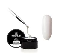 DIDIER LAB Fiber Gel Construction Ongle UV Auto Egalisant - Soft White - Sans HEMA - Builder Gel UV LED Ultra-Résistant pour Ongles en Gel Réparations Remplissages & Extensions - 50g