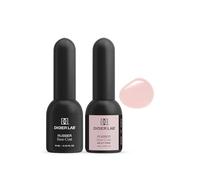 Didier Lab - Premium Rubber Base Coat Vernis Semi Permanent Rubber et Rubber Milky Pink - Vernis à Ongles Semi Permanent - Vernis Gel UV Semi Permanent - Gel Polish Ongle UV
