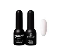 DIDIER LAB Premium Set de Vernis à Ongles Gel sans HEMA - Hard Base Coat aux Fibres de Verre Invisibles 8ml et Top Coat No Wipe Super Shiny 10ml - Brillance Intense & Longue Tenue - Vernis Gel UV LED