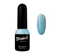 Didier Lab - Studios Gel Polish Dusty Blue - Produit Professionnel Manucure Pédicure - Pigmentation Riche pour Couverture Complète - Très Brillant - Idéal débutant - Lampe LED/UV - Cadeau Femme