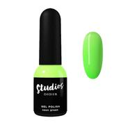 DIDIER LAB - Studios Gel Polish Neon Green - Produit Professionnel Manucure Pédicure - Pigmentation Riche pour Couverture Complète - Très Brillant - Idéal débutant - Nail Art Ongles Gel LED UV - 8ml