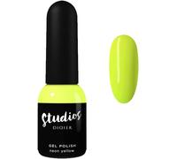 Didier Lab - Studios Gel Polish Neon Yellow - Produit Professionnel Manucure Pédicure - Pigmentation Riche Pour Couverture Complète - Très Brillant - Idéal Débutant - Lampe Led/Uv - Cadeau Femme