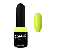 DIDIER LAB - Studios Gel Polish Neon Yellow - Produit Professionnel Manucure Pédicure - Pigmentation Riche pour Couverture Complète - Très Brillant - Idéal débutant - Nail Art Ongles Gel LED UV - 8ml