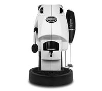Didiesse Baby Frog Coffee & Tea - Machine à café à dosettes, avec fouet moulin à lait et double porte-dosettes pour café et thé, basse consommation 450 W, distributeur d'eau chaude. (blanc)