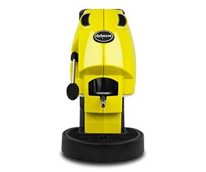 Didiesse Machine à café avec dosettes, 44 mm, modèle Baby Frog Pad-Machine - compacte 450 W - avec fonction veille et réservoir de 1,5 L (jaune citron)