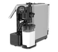 Didiesse MilkSide Machine à café expresso à dosettes et lait chaud, capucinateur, utilisable avec bouteille, réservoir d'eau 1,3 L, consommation 1850 W, fonction veille (couleur argent)
