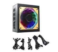 DIDILLX 850W Full Modularity LED 20+4Pin Professional Video Game Computer Power Supply Low Noise Cooling Fan for Electronic S