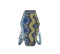 DIDILLX Edgy Sac à bandoulière à motif cercueil pour femme Sac à bandoulière en polyuréthane Plusieurs poches intérieures pour diverses occasions Élégant et résistant à l'usure Sac à main en forme de