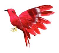 DIDILLX Oiseaux artificiels réalistes pour décoration intérieure et extérieure avec différents styles pour la vie à la maison comme un oiseau à plumes