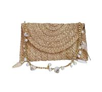 DIDILLX Sac à bandoulière réutilisable en coton et lin avec sangle réglable, sac à main léger pour femme pour le travail ou les voyages, sac à main tissé, b, One Size