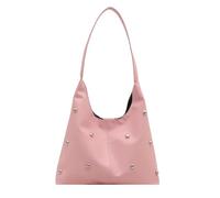 DIDILLX Sacs à bandoulière croissants pour femme - Joli sac à main sous le bras - Style punk - Rivet - Avec boucle - Pour femme, b, One Size