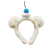 DIDILLX Serre-tête moderne en peluche avec oreilles d'ours doux et confortables pour enfants, adolescents et amateurs de dessins animés
