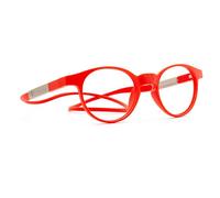 DIDINSKY Lunettes Presby avec aimants et filtre à lumière bleue - Lunettes de lecture magnétiques pour homme et femme avec verres anti-éblouissement Cherry +2.5 - DIKRIK FLEX UFFIZI, Cerise, 2.5,