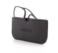 DIDINSKY Prado - Lunettes de Lecture Sans Branches avec Étui Adhesif pour Téléphone | Ultra-fines, Légères et Résistantes | Design Minimaliste (Graphite - Carré, 1.5)