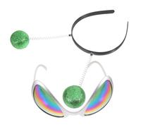 Didiseaon 1 bandeau extraterrestre deguisement halloween costume halloween costume d'extraterrestre bandeau et lunettes extraterrestres lunette de décoration lunettes drôles
