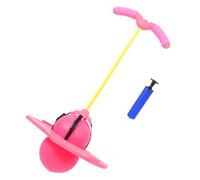 Didiseaon 1 Ensemble Balle Sauteur avec Poignée et Corde Sportif pour Garçon Fille Accessoire de Sport pour Activités Plein Air Comprend Une Pompe et Couleur Aléatoire