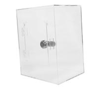 Didiseaon 1 ensemble Boîte à Suggestions et Donations avec Serrure Acrylique Transparent Urne de Vote Sécurisée pour Collecte de Fonds et Commentaires Capacité Ample et Durable pour Bureau