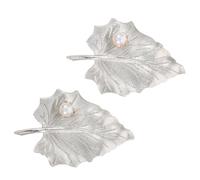 Didiseaon 1 Ensemble Broche Feuille en Alliage de Zinc Style Vintage 2 | Éclat, Légère et Confortable, Finition Lisse, pour Expositions et Événements Artistiques