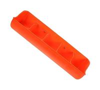Didiseaon 1 Ensemble Distributeur de Nourriture Mural pour Porcelets à Plusieurs Compartiments Alimentation Pratique pour Installation Facile Conception Robuste Couleur Orange