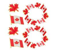 Didiseaon 1 Ensemble Épingles de Canadien de Drapeaux Érable Accessoires Vintage pour Hommes pour Offrir et Montrer pour Canada