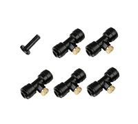 Didiseaon 1 Ensemble Kit de Pulvérisation Laiton avec et Bloqueur Accessoires Irrigation pour Jardin Eau et Humidification