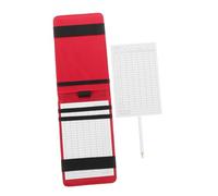 Didiseaon 1 Ensemble Livre De Notation De Golf pour Fiche D'évaluation Titulaire De La Carte De Pointage Livre De Score De Golf Cartes De Score De Golf en Gardant Black PU