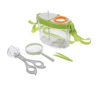 Didiseaon 1 Ensemble Observation Insectes pour Garçon Fille de Portable avec Loupe Mat de Nourriture et Accessoires pour Exploration Extérieure et Apprentissage Nature