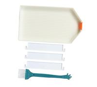Didiseaon 1 ensemble Plateau de Peinture Diamant avec Séparateurs Ensemble de Outils DIY pour Art et Artisanat Pratique et pour Rangement des Strass et Petits Objets
