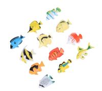 Didiseaon 1 Ensemble Set de Modèles de Poissons Tropicaux Jouets Éducatifs pour Garçon Fille Simulations Organismes Marins pour Jeux de Rôle et Décorations de Fête