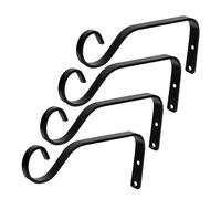 Didiseaon 1 Ensemble Support de Pot de Fleurs Suspendu Lot de Crochets de Jardin pour Pots à Fleurs Lanternes Décorations Extérieures Pratique Élégant pour Espace