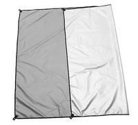 Didiseaon 1 Ensemble Voile Ombrage Multifonctionnelle Tente de Camping Imperméable Gris Protection UV pour Jardin Terrasse et Porche