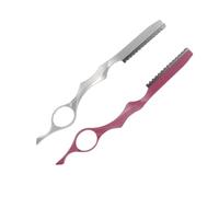 Didiseaon 1 Jeu Couteau À Effiler Les Cheveux Rasoir Pour Cheveux Fins Tondeuse Professionnelle Rasoir De Stratification Des Cheveux Rasoir Amincissant Les Cheveux Acier Inoxydable 2 Pièces