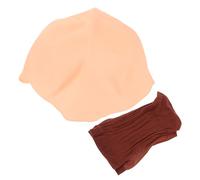 Didiseaon 1 Jeu couvre-chef chauve en latex cap chauve housse imperméable et imperméable chapeau chauve pour enfants chapeaux stylers bonnet de chauve casque chauve polyester
