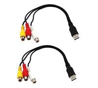 Didiseaon 1 paire Câble Adaptateur USB vers Audio Ensemble de Câbles pour Tv et Ordinateur Accessoire Pratique et Durable pour