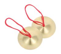 Didiseaon 1 paire Cymbales Alliage pour Garçon Fille Accessoires Musical pour Danse et Fêtes pour Développer Esprit Musical Créativité des Musiciens