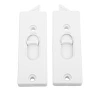 Didiseaon 1 paire de loquets de remplacement pour fenêtre inclinable, | Gâches de verrouillage en plastique, verrous de remplacement pour fenêtres coulissantes, gâches de verrouillage pour