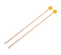 Didiseaon 1 paire Maillets de Xylophone Caoutchouc avec Manche Bois Accessoire de Percussion pour Garçon Fille et Adultes Conception Ergonomique et Durable Parfait pour Éducation Musicale